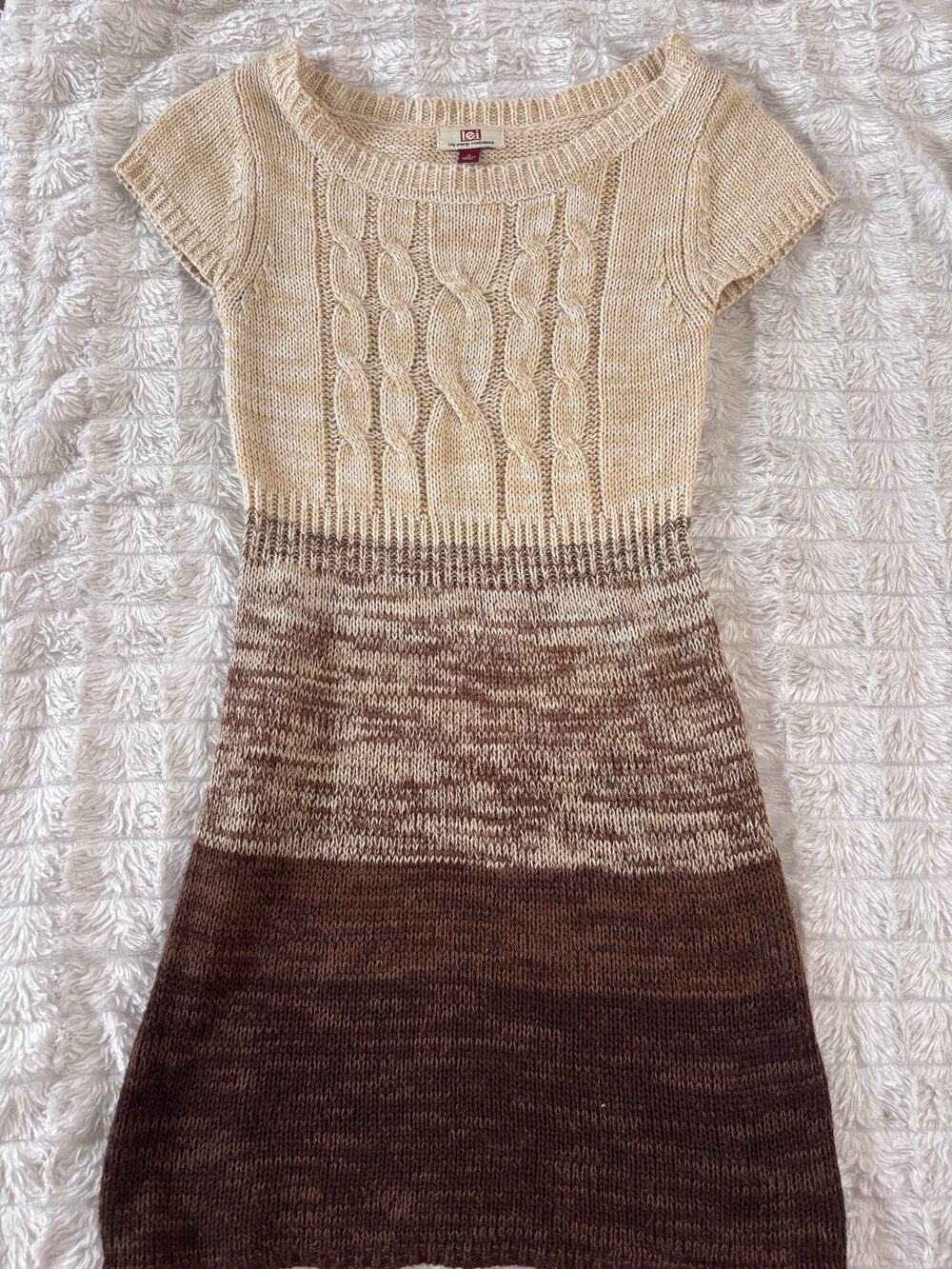 l.e.i. sweater dress